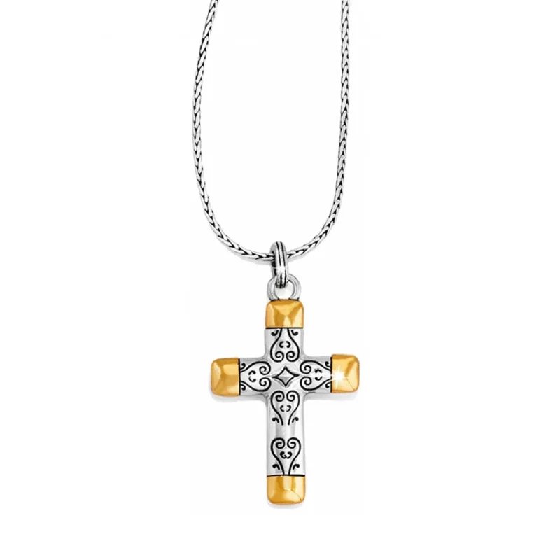 Venezia Cross Reversible Necklace sold by Brighton