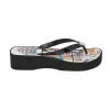 Model Platform Flip Flops sold by Brighton