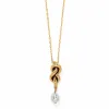 Interlok Single Knot Drop Necklace sold by Brighton