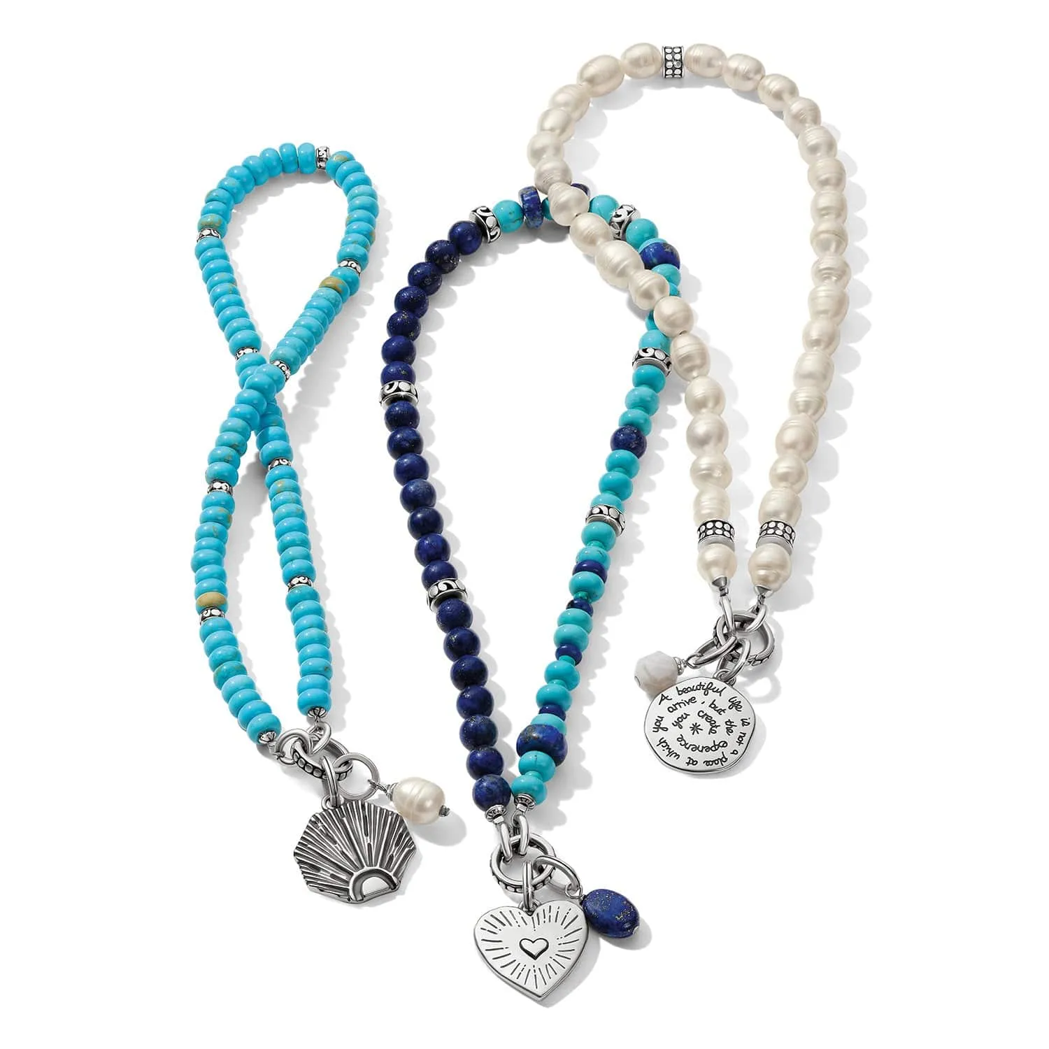 Token Charm Pearl Necklace sold by Brighton product image thumbnail 4