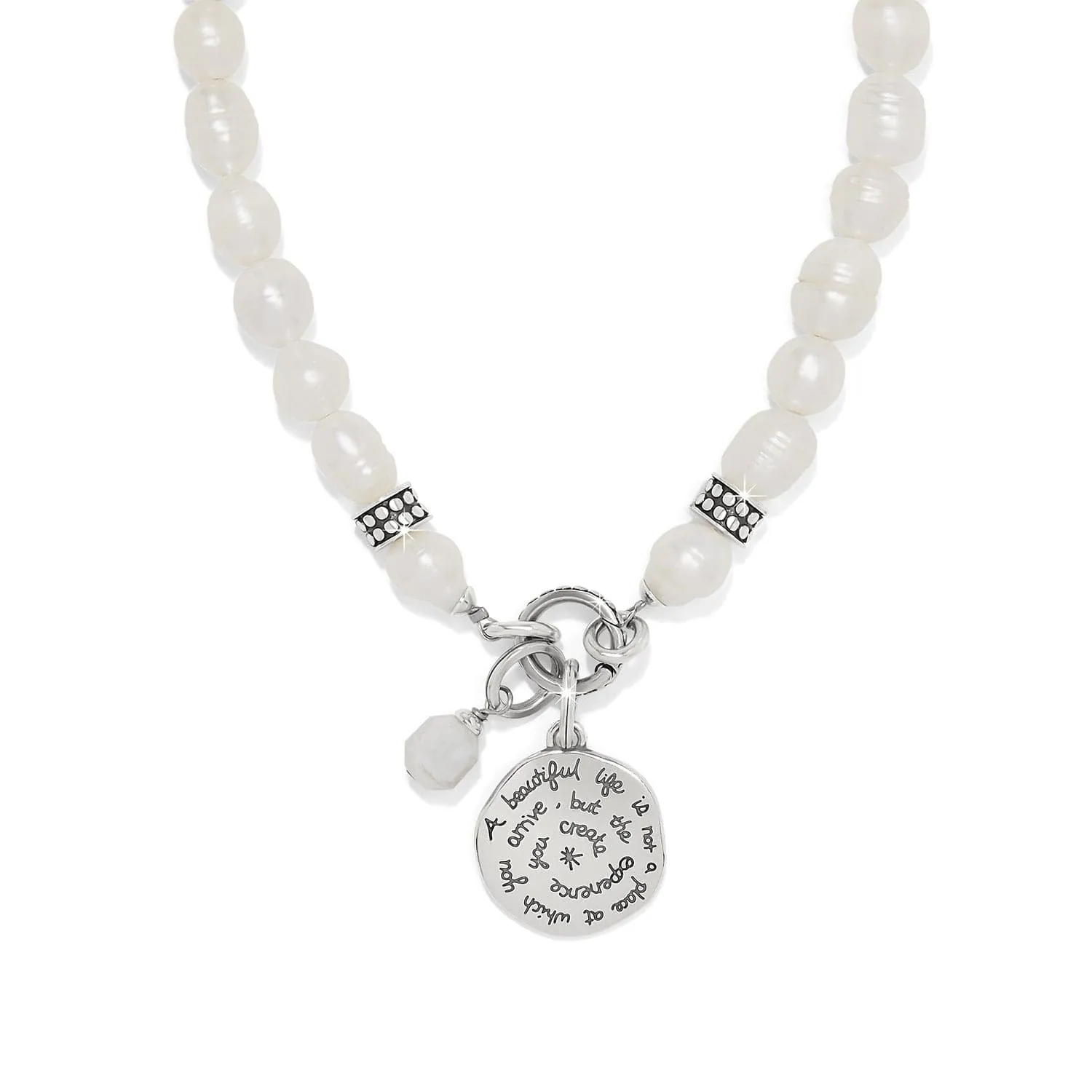 Token Charm Pearl Necklace sold by Brighton product image thumbnail 2