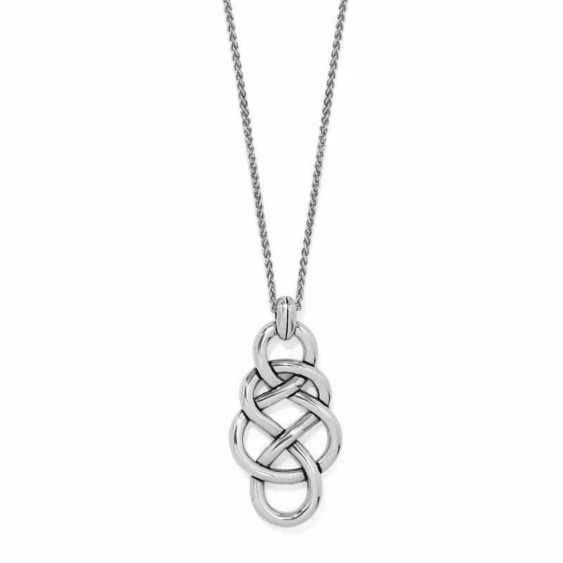 Interlok Braid Pendant Necklace sold by Brighton
