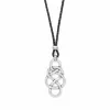 Interlok Braid Bold Leather Necklace sold by Brighton