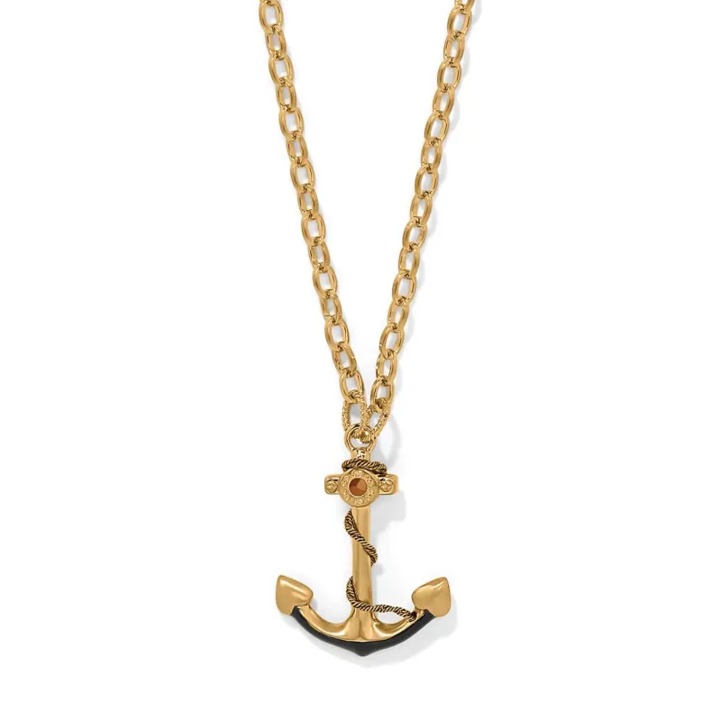Twilight Waters Anchor Necklace sold by Brighton