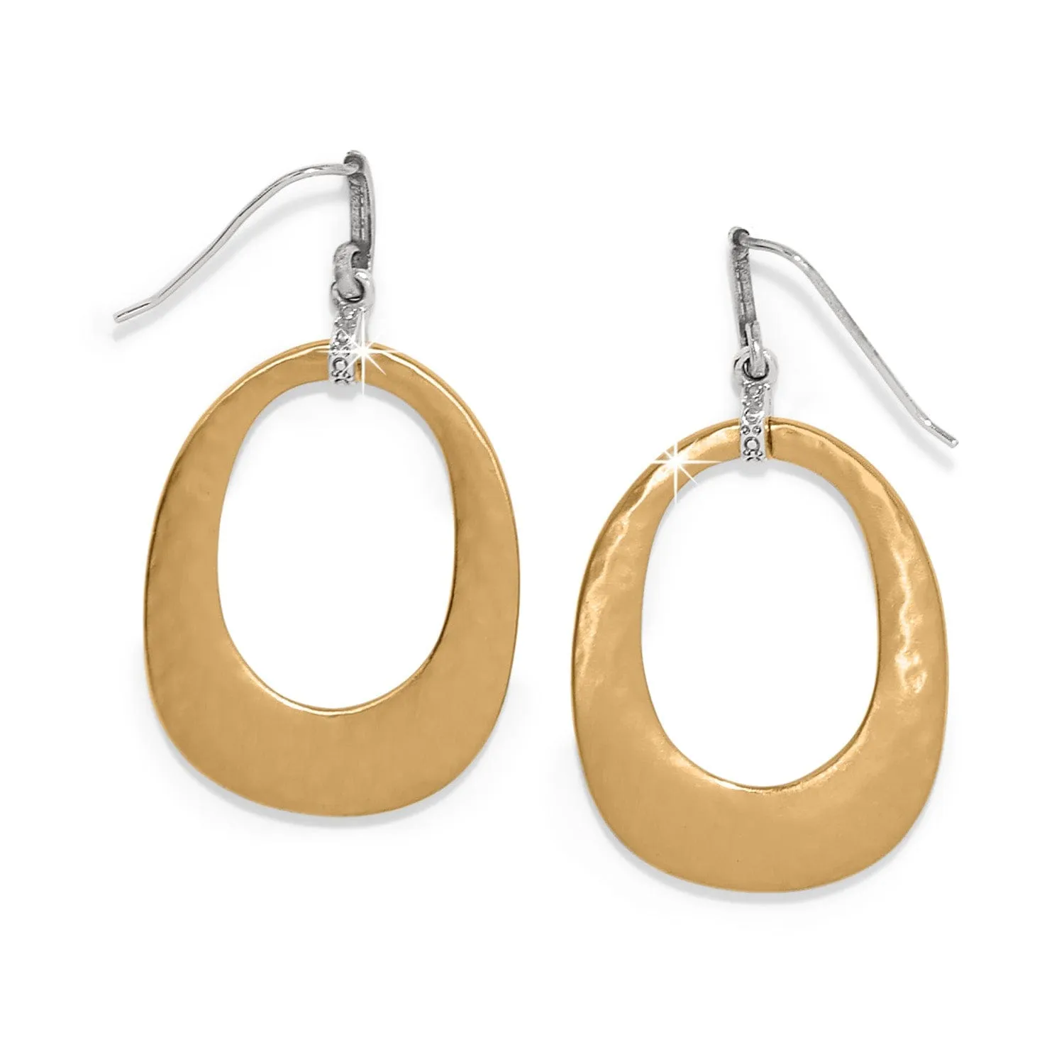 Meridian Geo Open Hoop French Wire Earrings sold by Brighton product image thumbnail 2