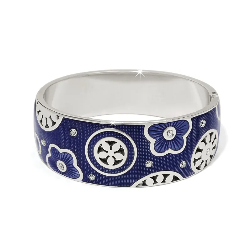 Flora Wide Hinged Bangle Bracelet sold by Brighton