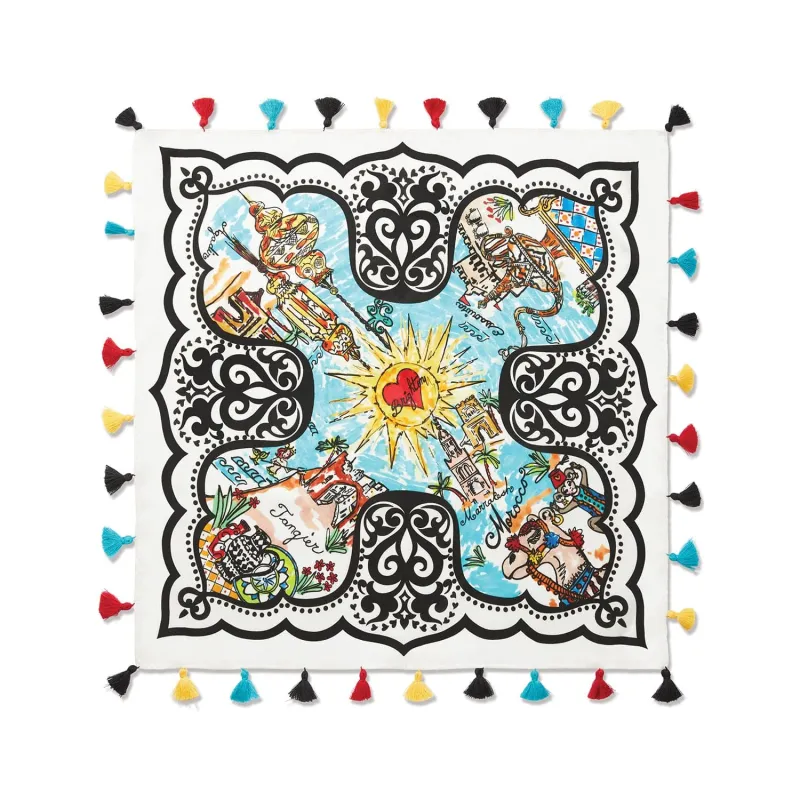 Fashionista Passport Scarf sold by Brighton