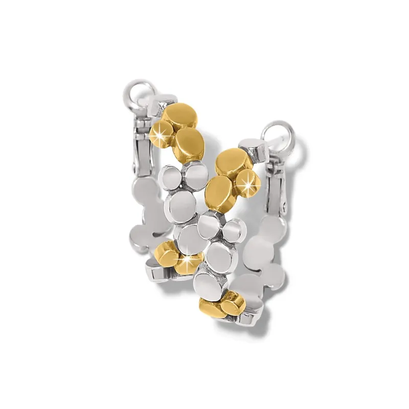 Pebble Edge Small Hoop Earrings sold by Brighton