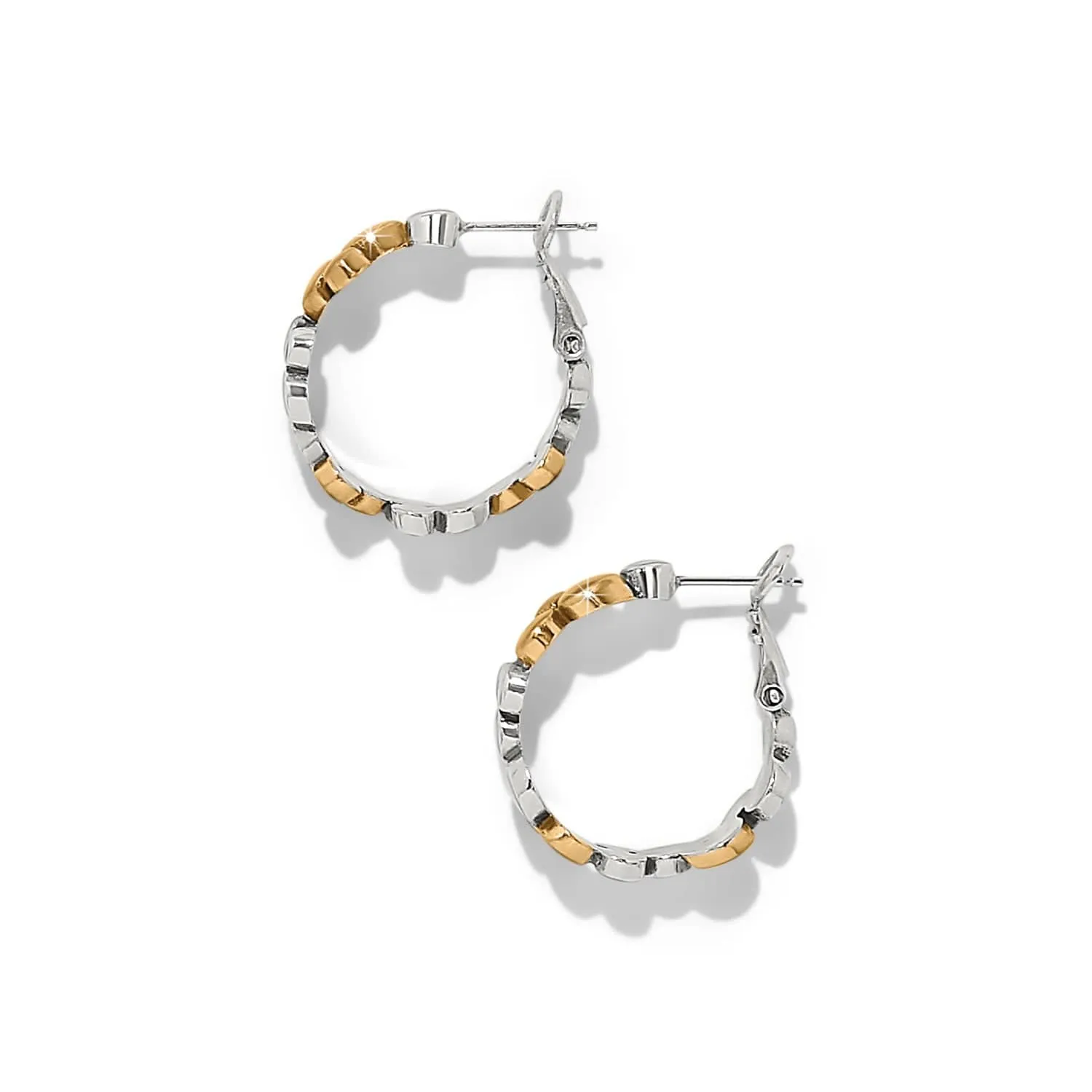 Pebble Edge Small Hoop Earrings sold by Brighton product image thumbnail 2