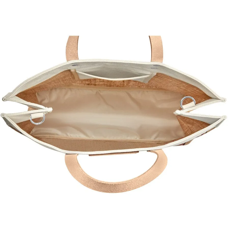 Happy Sunshine East West Burlap Tote sold by Brighton product image thumbnail 2