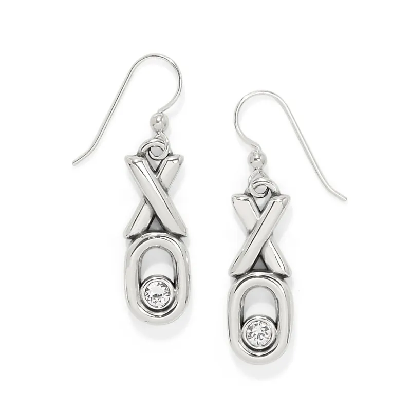 Hugs & Kisses French Wire Earrings sold by Brighton