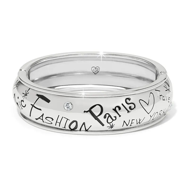 Fashionista Hinged Bangle sold by Brighton