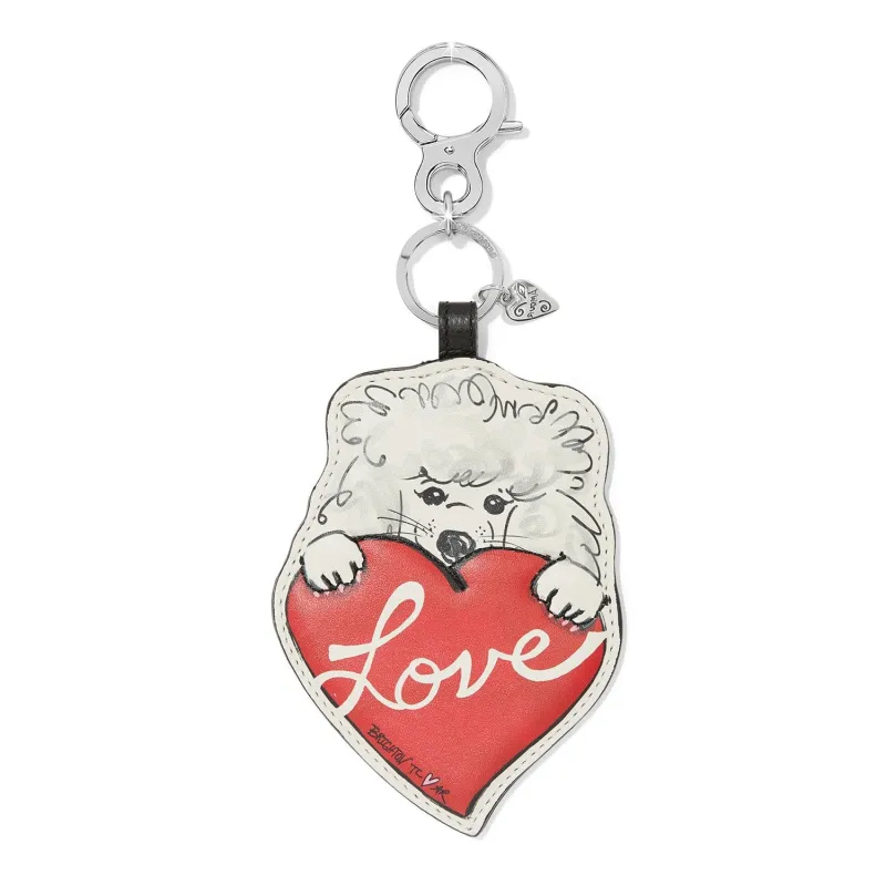 Puff Poodle Handbag Fob sold by Brighton
