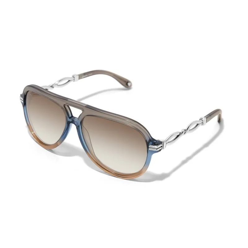 Interlok Twist Aviator Sunglasses sold by Brighton