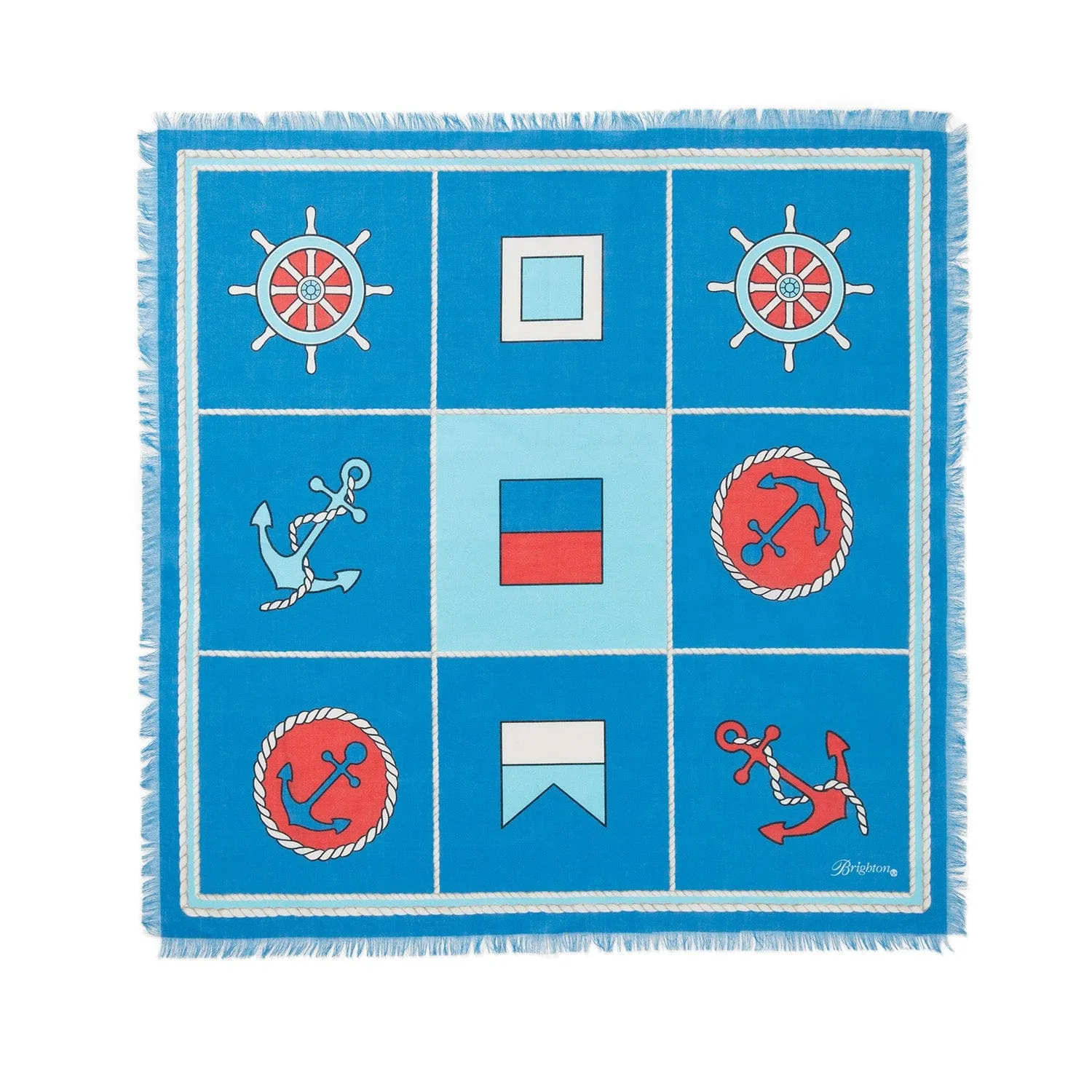 Nautical Print Scarf sold by Brighton