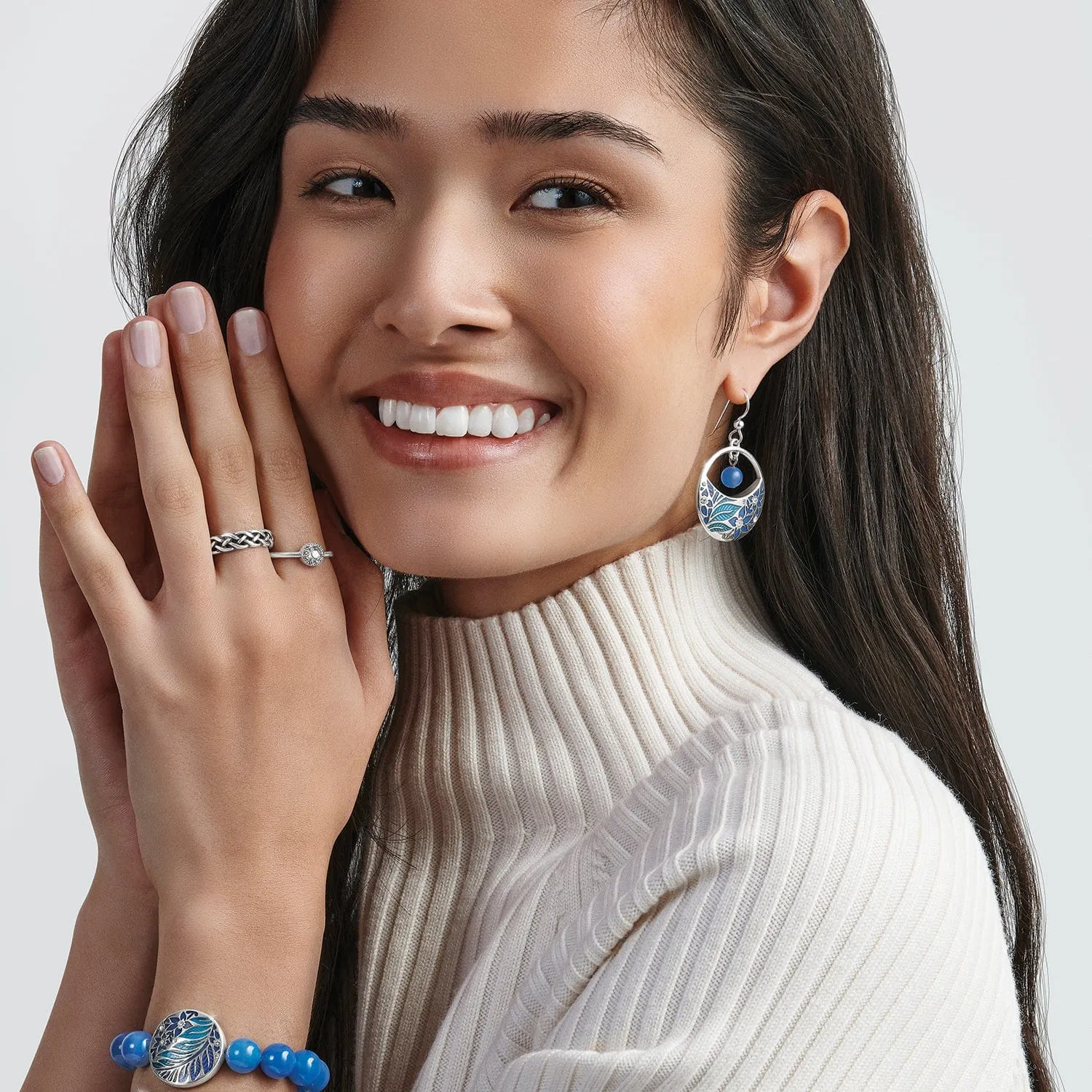 Terra Blue French Wire Earrings sold by Brighton product image thumbnail 5