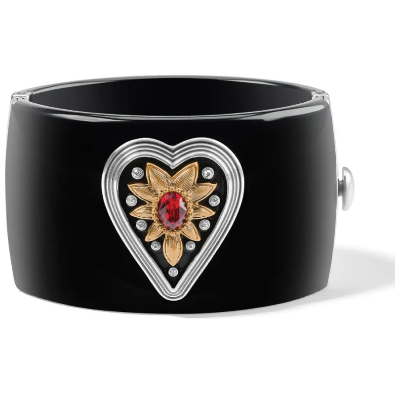 Monarch Love Hinged Bangle sold by Brighton