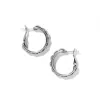 Pretty Tough Stud Medium Leverback Hoop Earrings sold by Brighton