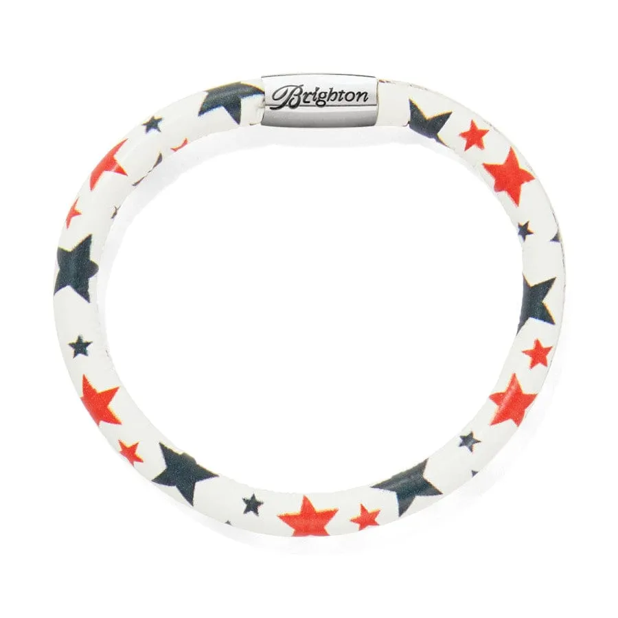 Star Spangled Woodstock Bracelet sold by Brighton