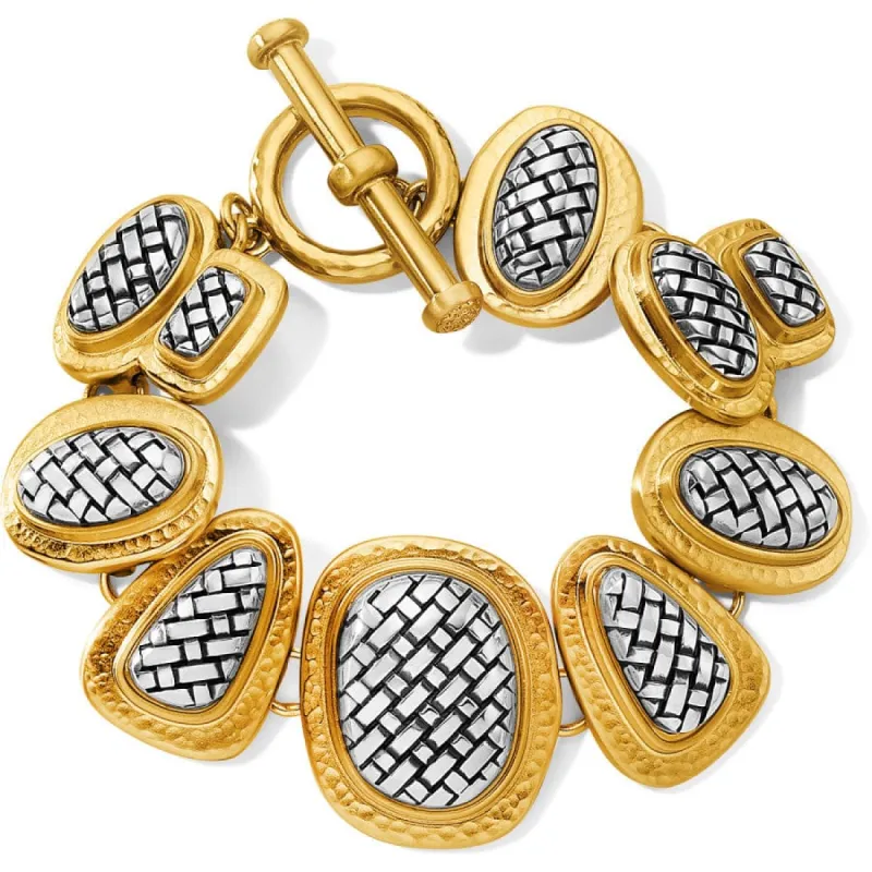 Ferrara Artisan Two Tone Bracelet sold by Brighton