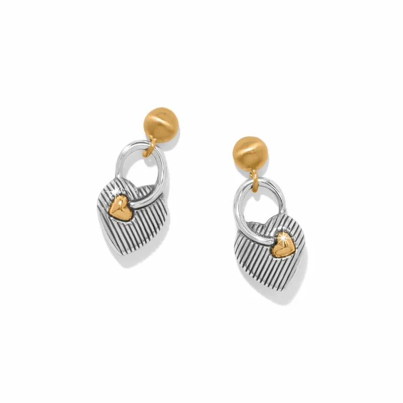 One Heart Post Drop Earrings sold by Brighton