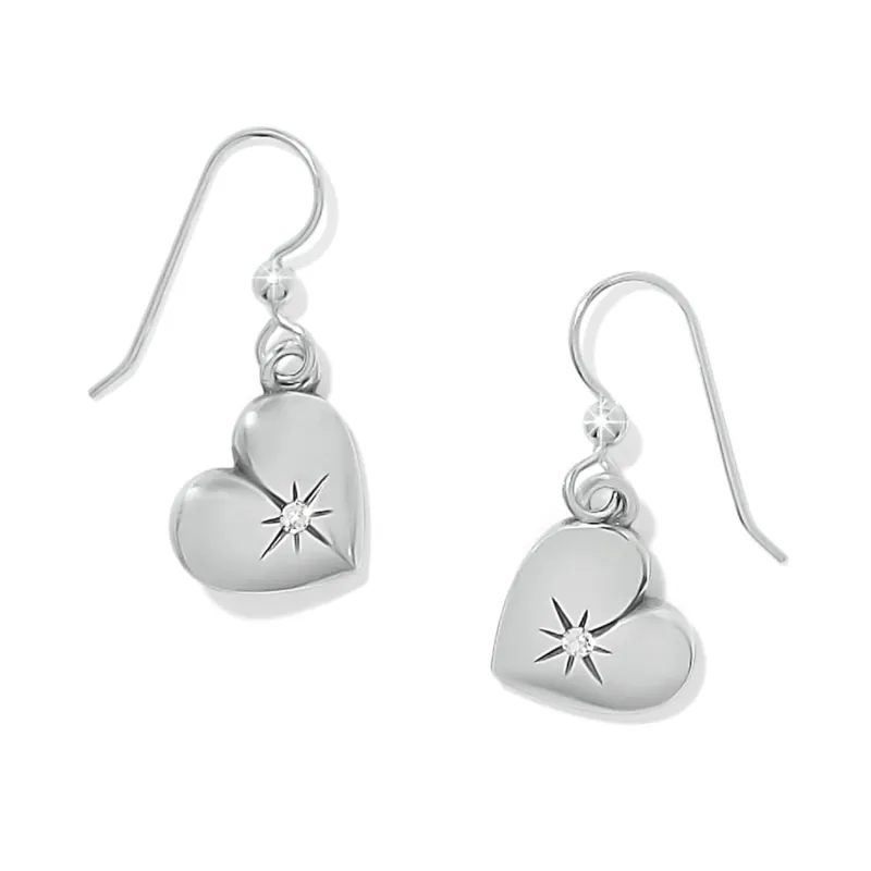 One Heart Love French Wire Earrings sold by Brighton