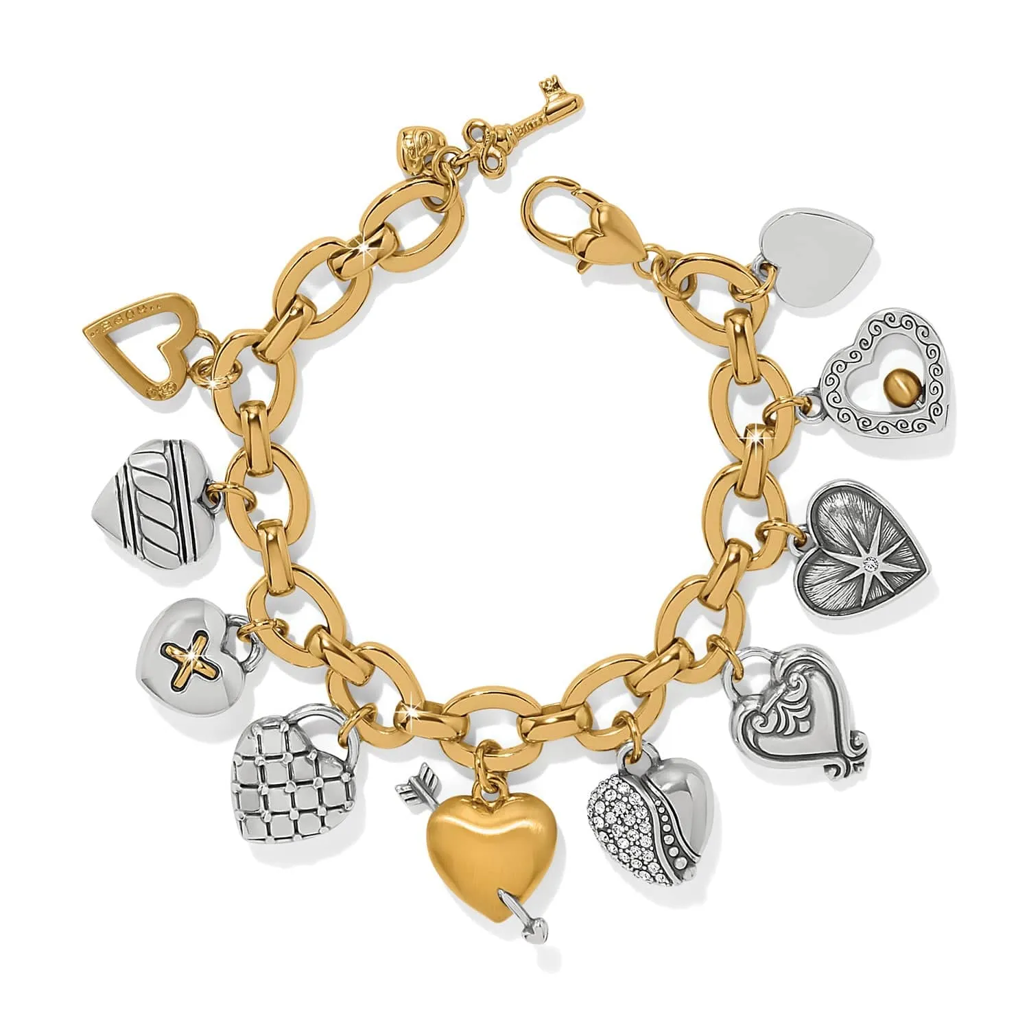 One Heart Large Charm Bracelet sold by Brighton product image thumbnail 2