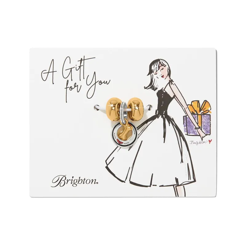 Dog Bowl Charm Card sold by Brighton