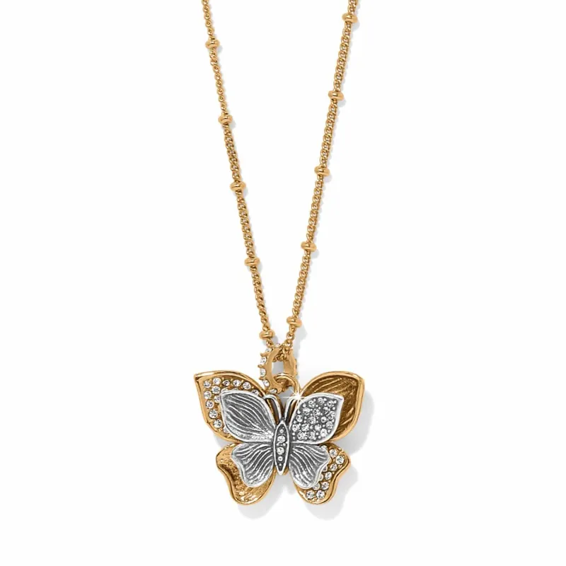 Everbloom Flutter Pave Necklace sold by Brighton