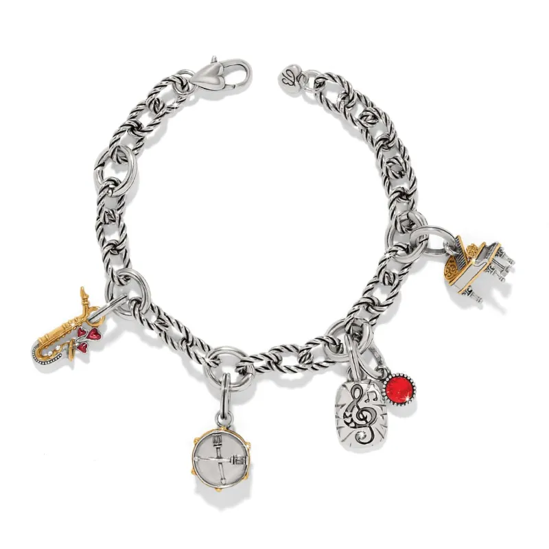 Love Music Charm Bracelet sold by Brighton