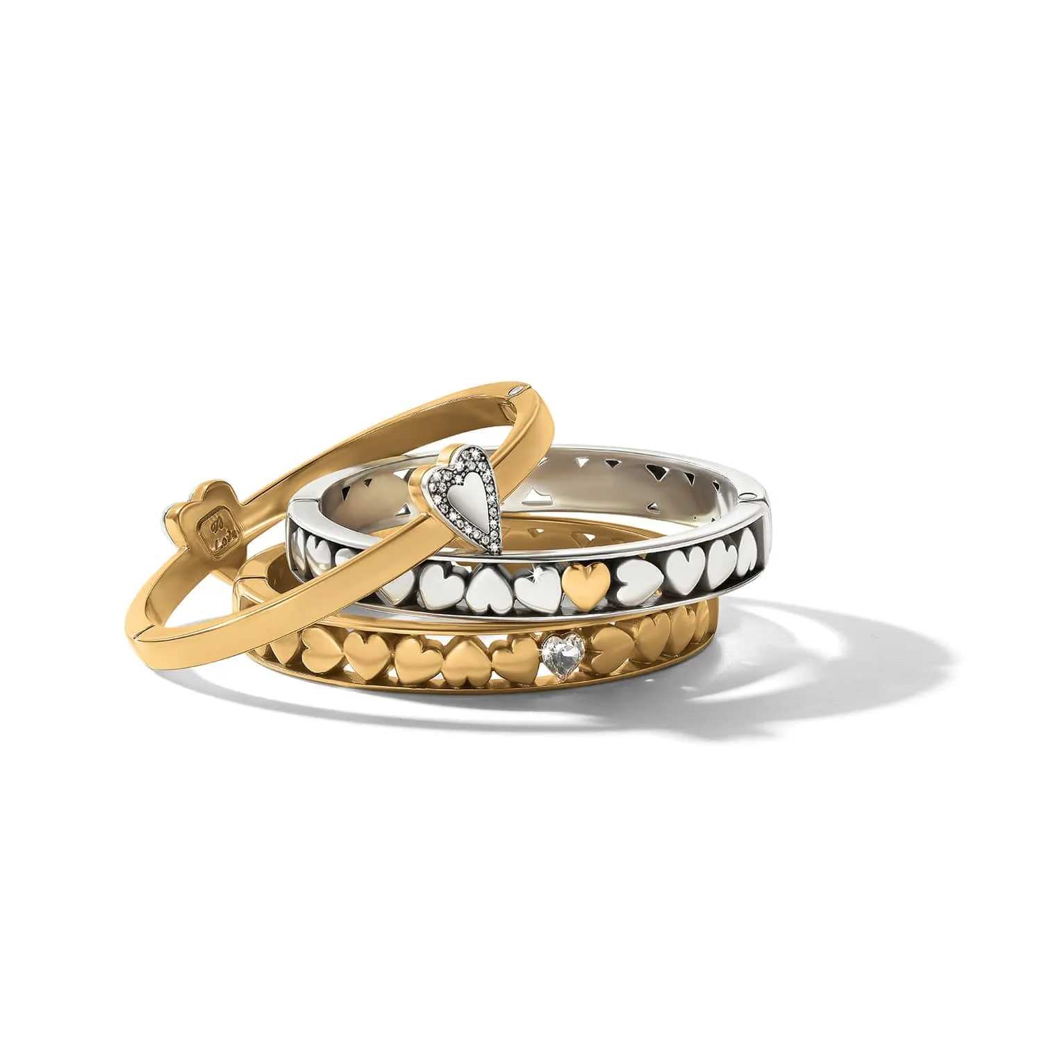 Love Messages B Bold Hinged Bangle sold by Brighton product image thumbnail 4