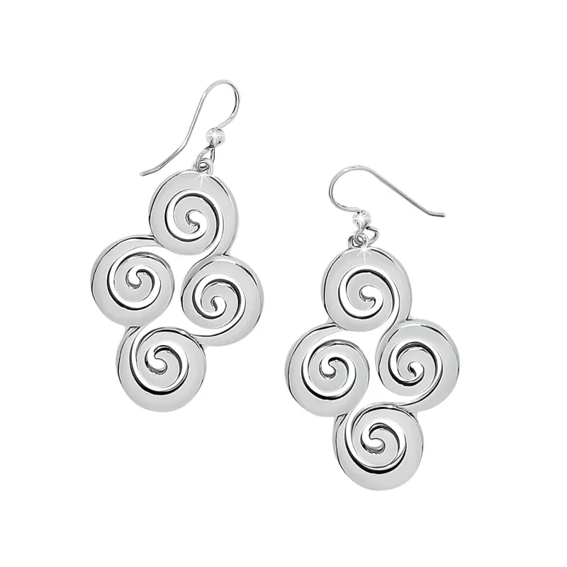 Vertigo Spiral French Wire Earrings sold by Brighton