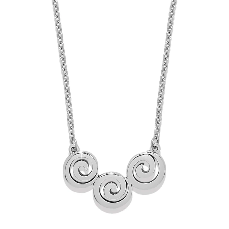 Vertigo Spiral Trio Necklace sold by Brighton