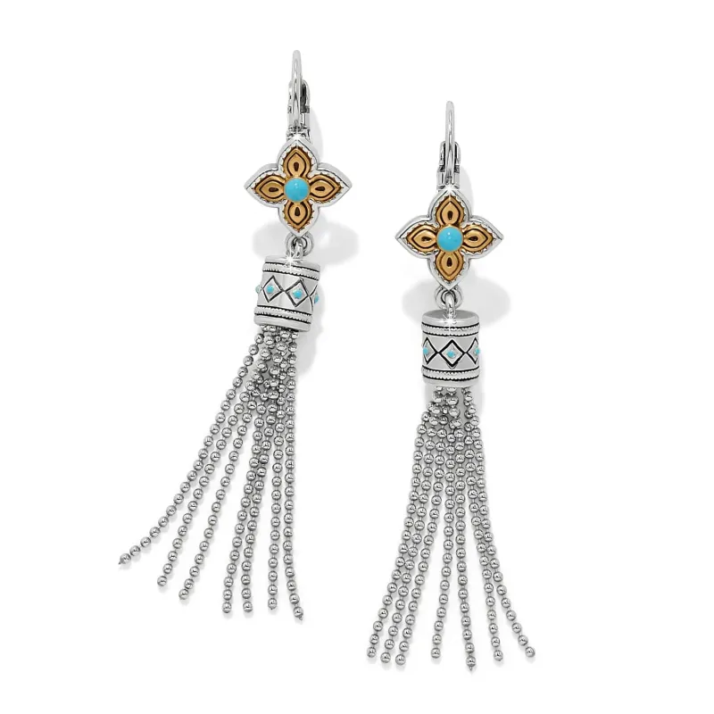Mosaic Cerrillos Tassel Leverback Earrings sold by Brighton