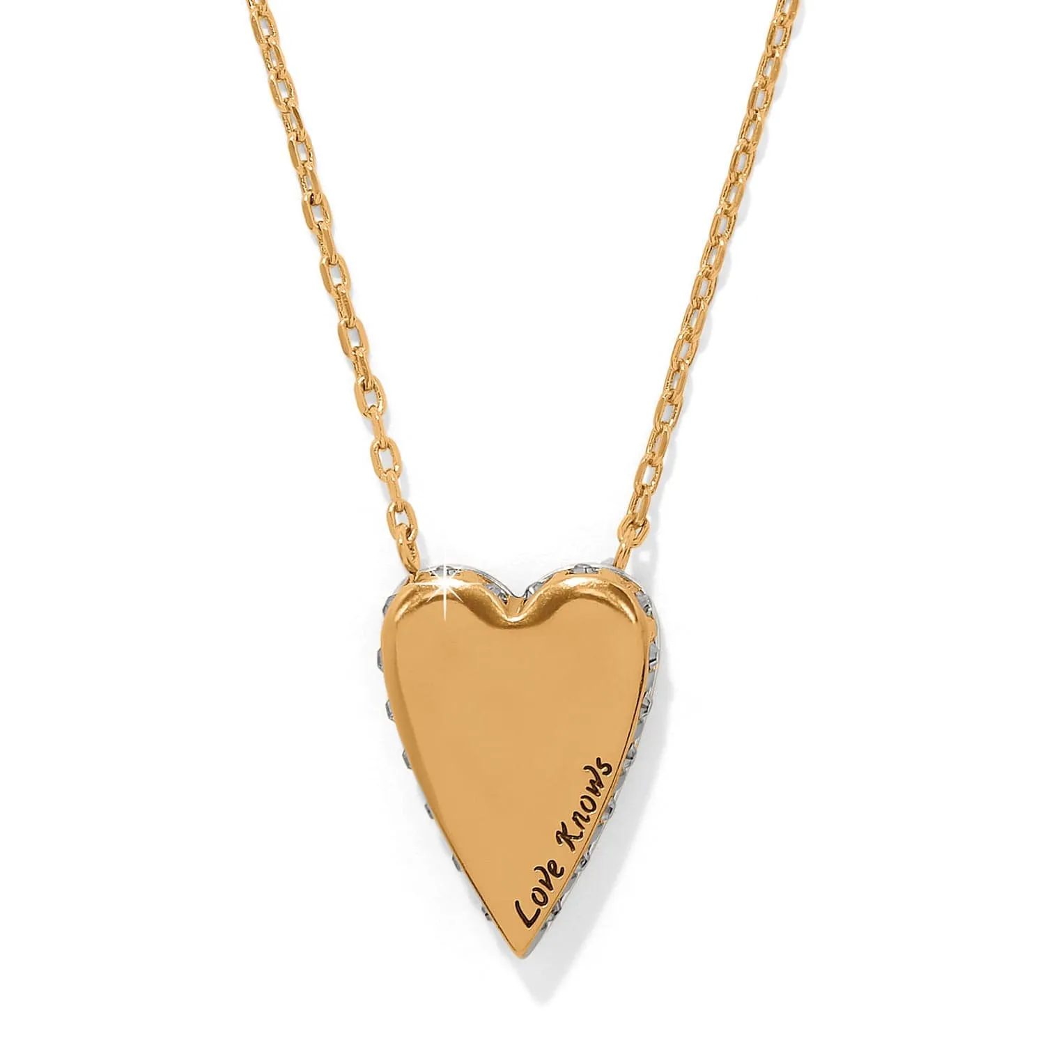 Love Messages Love Knows Reversible Necklace sold by Brighton product image thumbnail 2