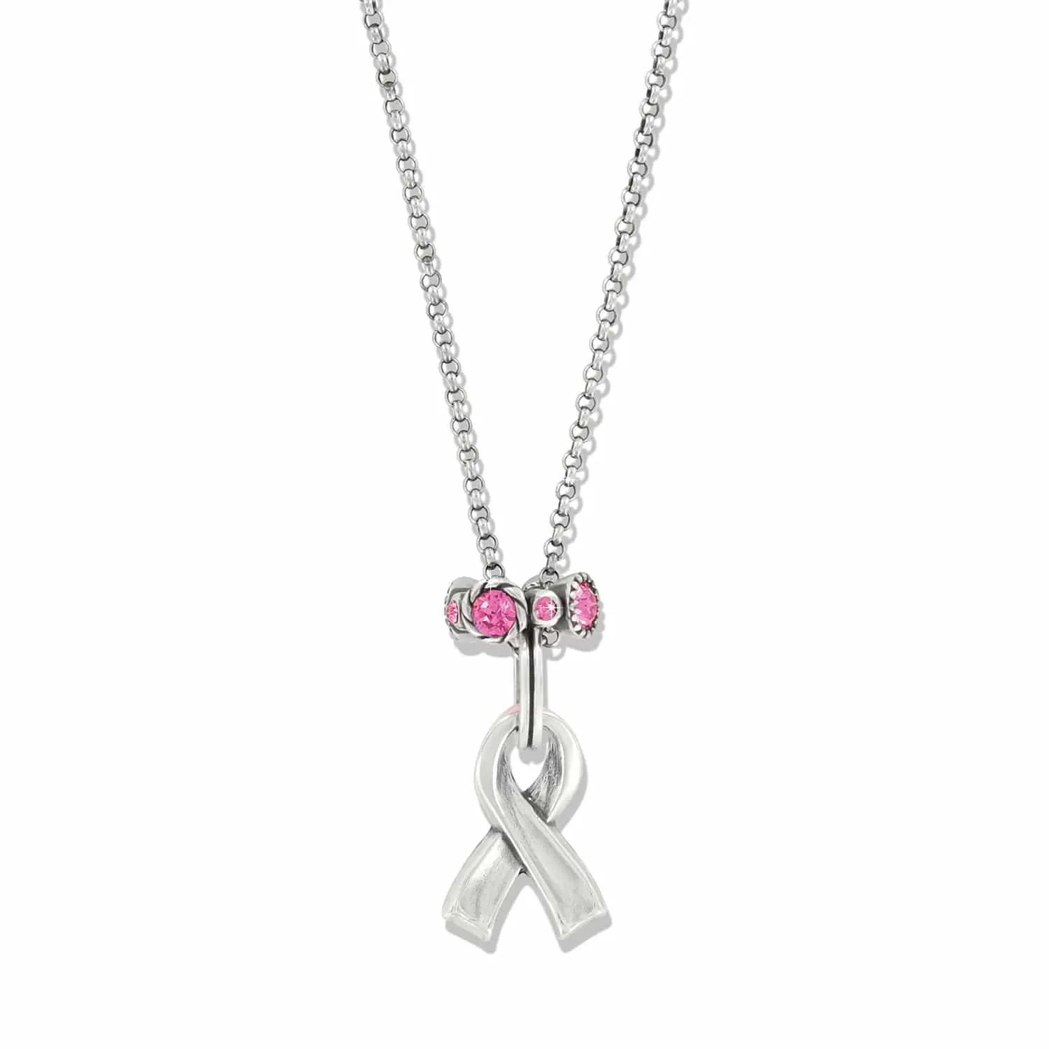 Pink Ribbon Halo Necklace sold by Brighton product image thumbnail 2