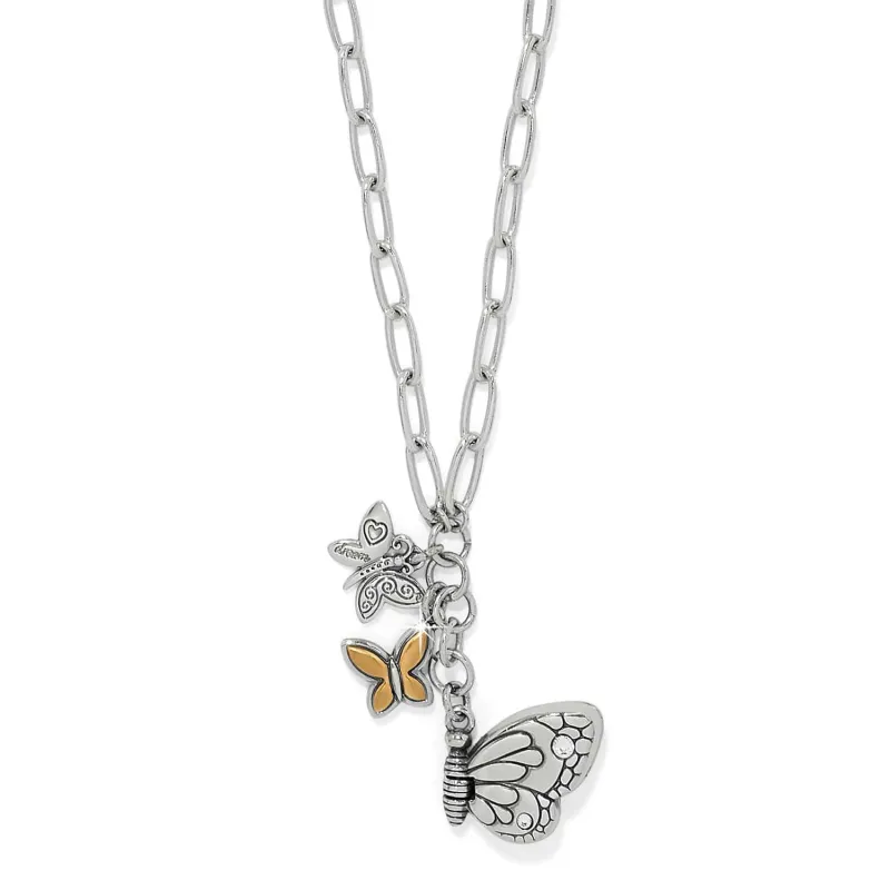 Forever Butterfly Locket Necklace sold by Brighton
