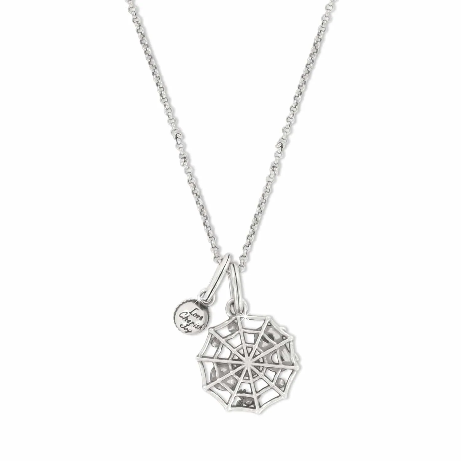 Spider Web Charm Necklace sold by Brighton product image thumbnail 2