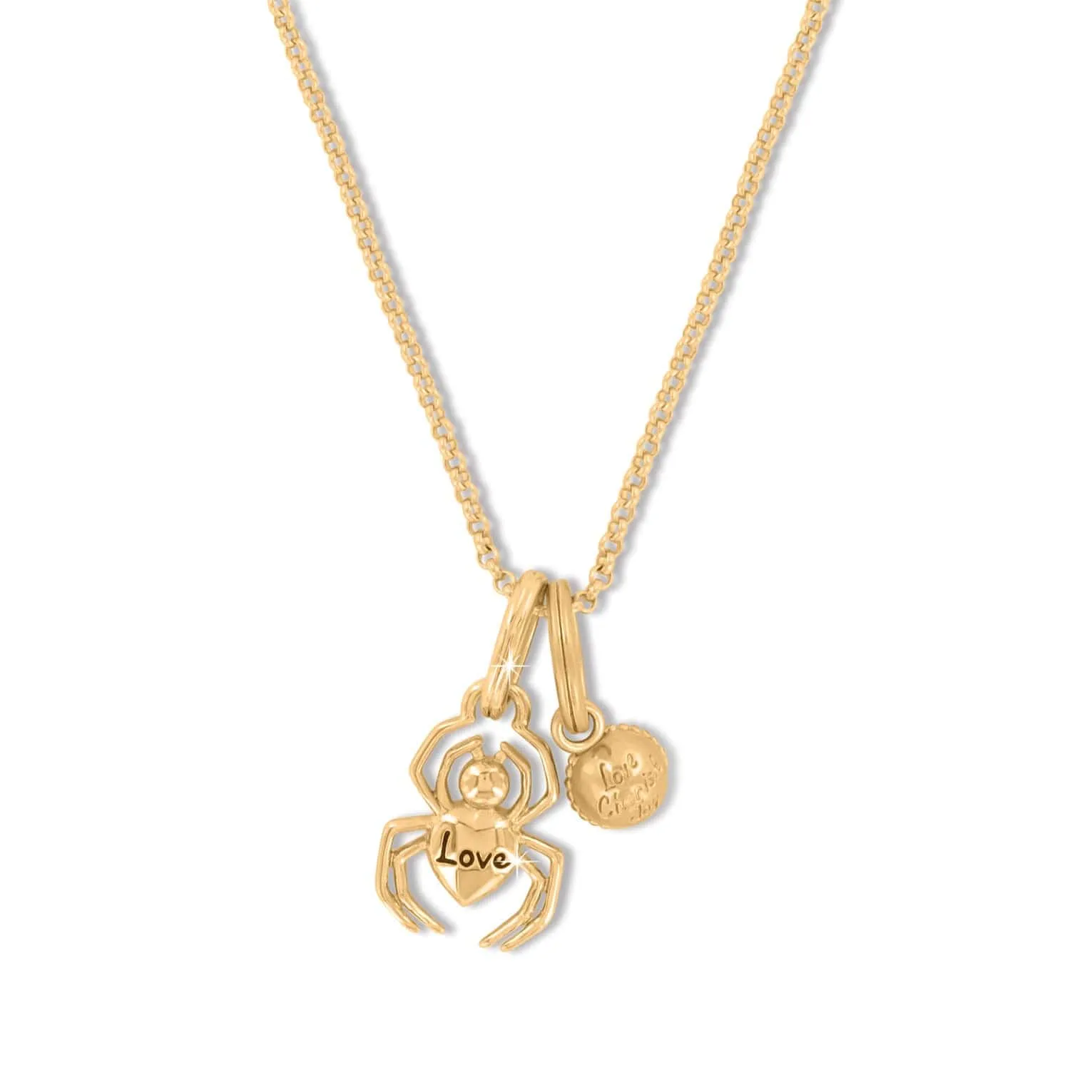 Golden Spider Charm Necklace sold by Brighton product image thumbnail 2