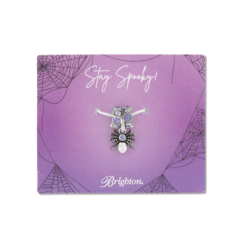 Spooky Spider Charm Card sold by Brighton