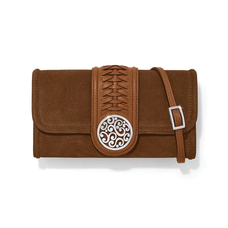 Cadiz Suede Large Wallet sold by Brighton
