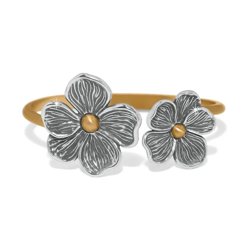 Everbloom Windflower Open Hinged Bangle sold by Brighton
