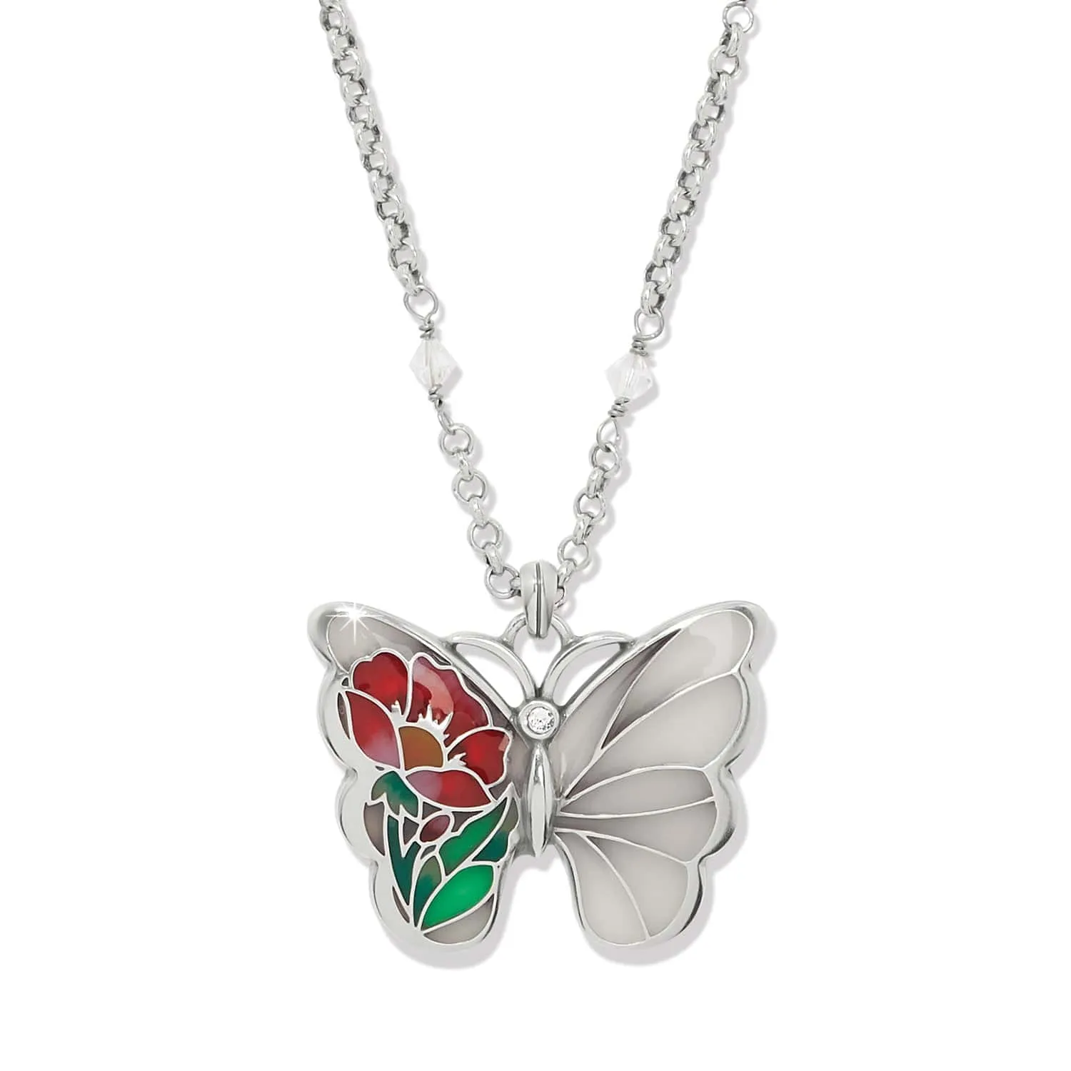 Garden Of Light Butterfly Necklace sold by Brighton