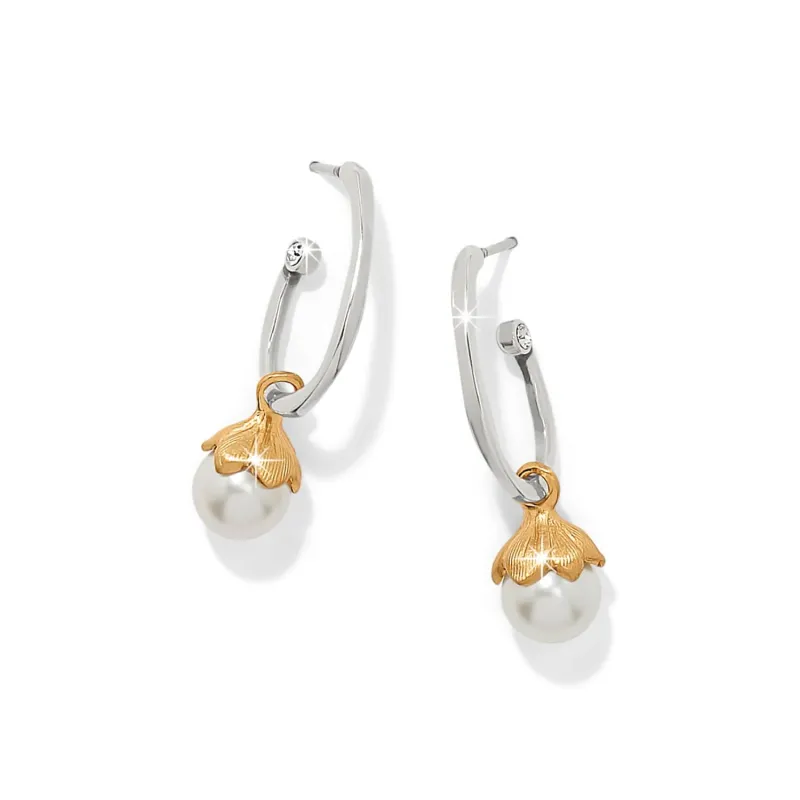 Everbloom Pearl Hoop Earrings sold by Brighton