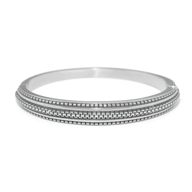 Ferrara Scala Hinged Bangle sold by Brighton