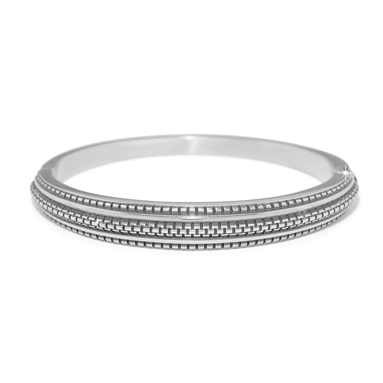 Ferrara Scala Hinged Bangle sold by Brighton