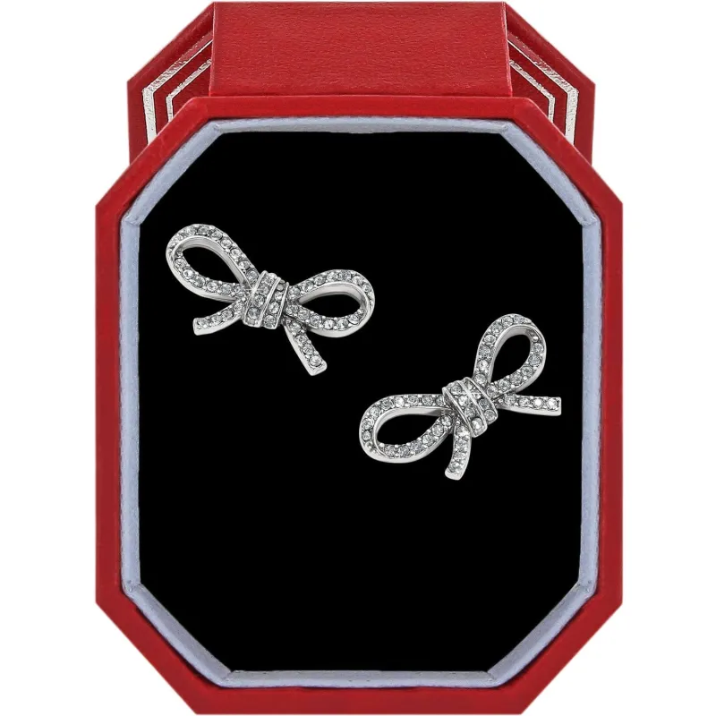 Illumina Bow Post Earrings Gift Box sold by Brighton