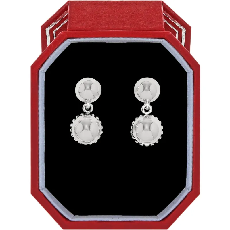 Pretty Tough Bold Stud Post Drop Earrings Gift Box sold by Brighton