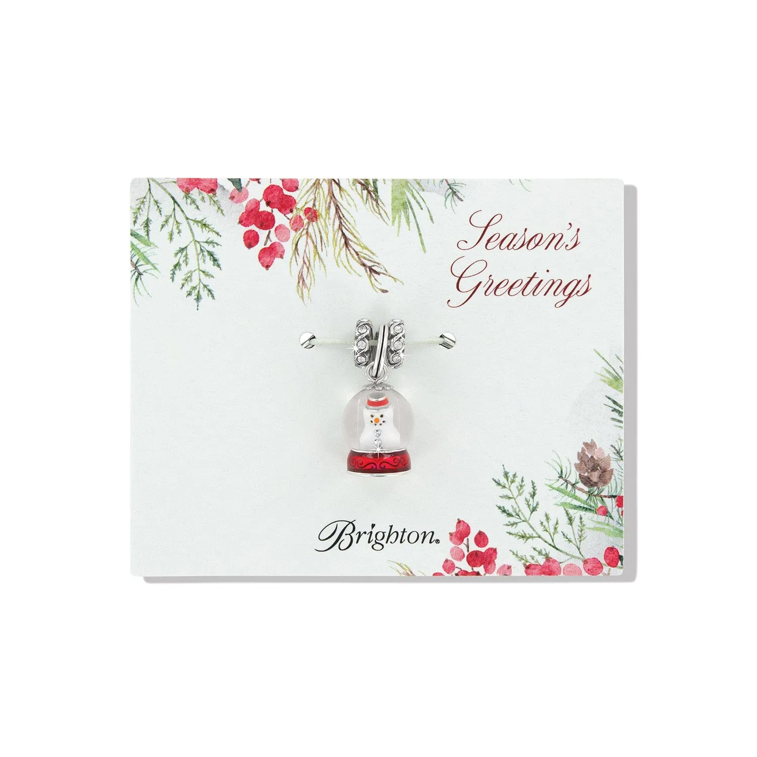 Limited Edition Snowglobe Charm Card sold by Brighton