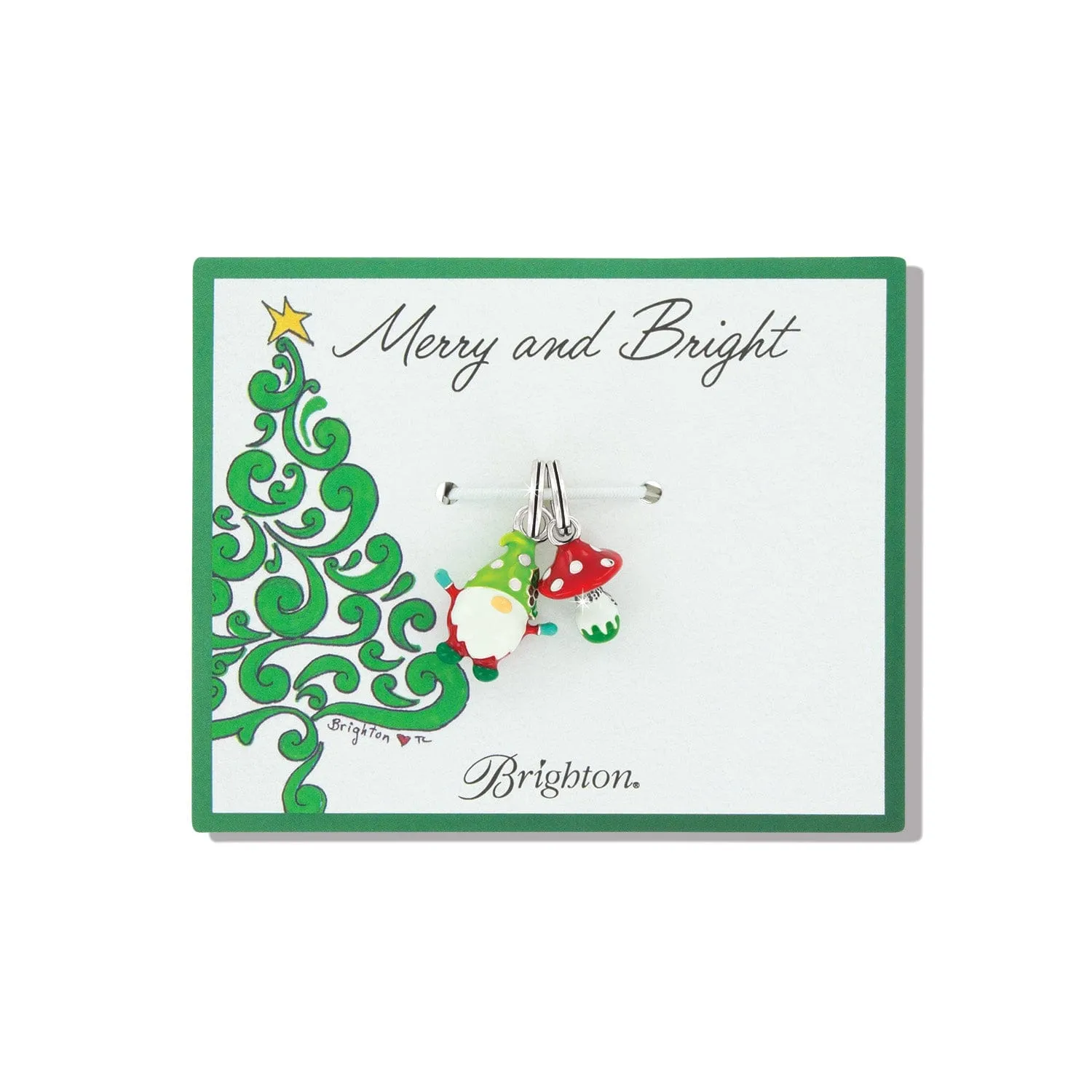 Limited Edition Gnome Charm Card sold by Brighton